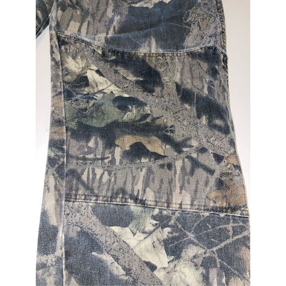 Wrangler Jeans Mens 38x34 Realtree Hardwoods Camo Relaxed Double Knee Hunting - Picture 2 of 7